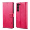 Кожаный чехол-книжка из ПУ для Samsung Galaxy S23+, S23, S22+, S22, S21 FE, S21, S21+ с противоударной внутренней крышкой из ТПУ