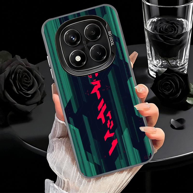 Мягкий чехол для телефона в киберпанк-эстетике для Xiaomi Redmi Note 13 14 15 Pro Plus 12S 12 11S 11 11T 10S 10 Ударопрочная задняя крышка