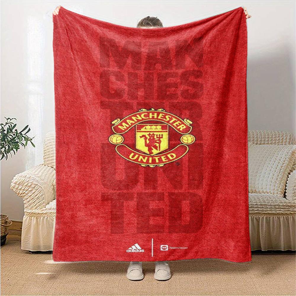 Manchester Blanket Soft Cozy Great for Chair Bedding Bed All-Season Use Digital Print Unique Gift for Family and Friends Camping