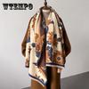 Scarf Ladies Autumn and Winter Sunflower Shawl Warm Windproof Air Conditioning Blanket Premium Scarf Travel Cloak