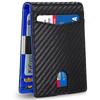 Men's RFID Wallet with Anti-Demagnetization, Dollar Clip, and Large Capacity Multi-Function Card Holder