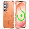 Применимо к Samsung S26Ultra волновой магнитный чехол для мобильного телефона S25Ultra матовый S24Ultra противоударный защитный чехол