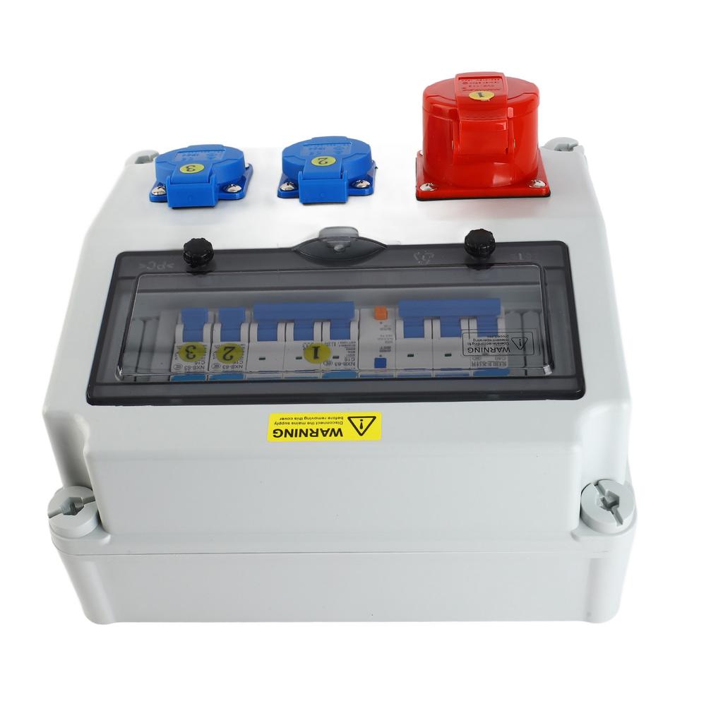 Промышленная розетка с автоматическим выключателем C16 2-жильный 220?250 В 16 А 5 жил 380?Розетка 415В 16А