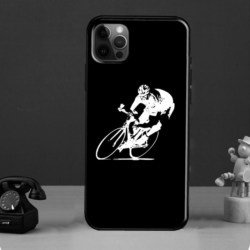 Bike Bicycle Sport Case For iPhone 11 14 Pro Max SE 2020 XR X XS Max 6S 7 8 Plus Cover For iPhone 12 13 Mini