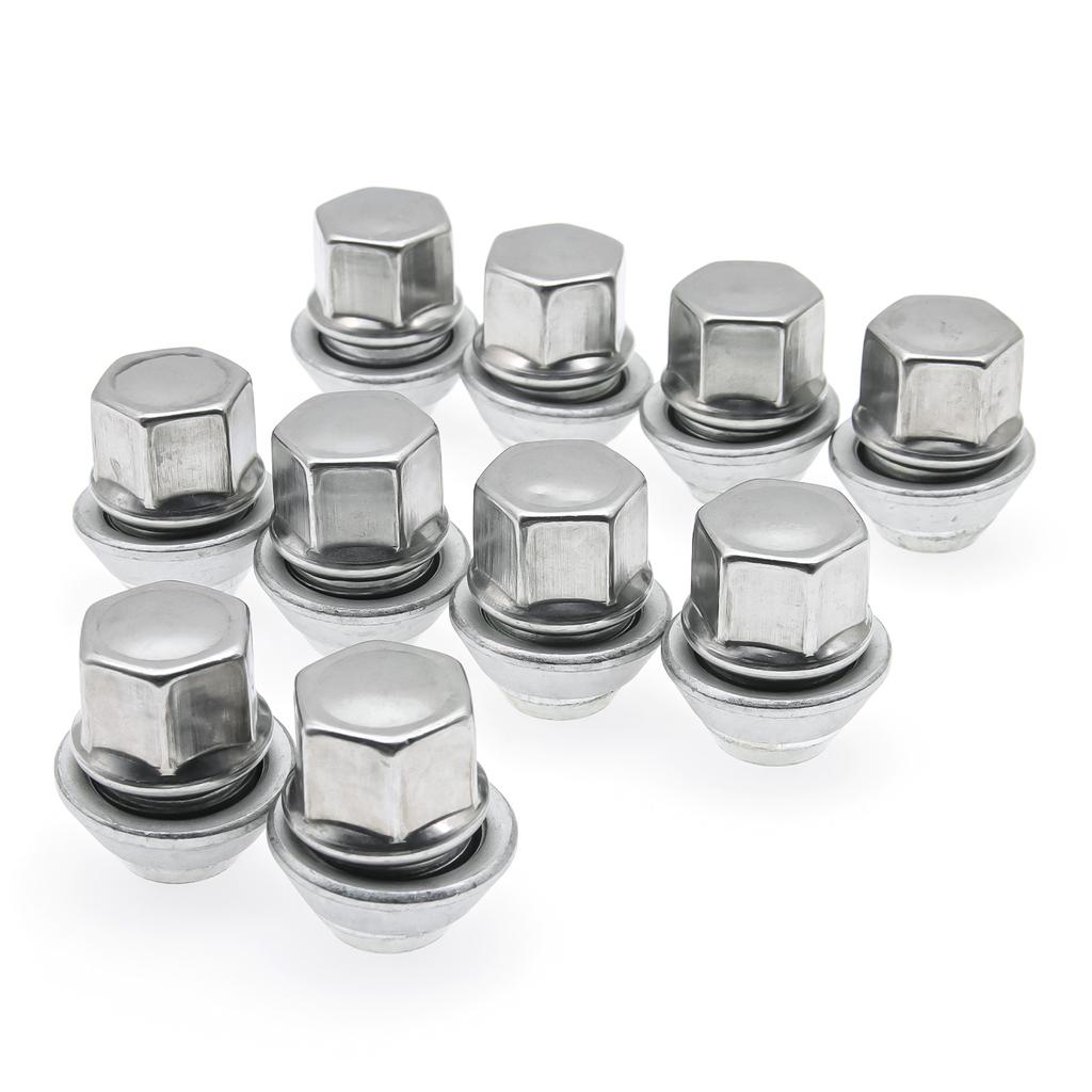 Car Wheel Nuts Alloy Steel Bolt Lug Stud Tyre for Ford Fiesta Mondeo C-Max Focus 19MM M12x1.5 Tire Bolt Screws SFN-12150033