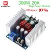 300W 20A DC-DC Buck Converter Step Down Module Constant Current LED Driver Power Step Down Voltage Module Electrolytic
