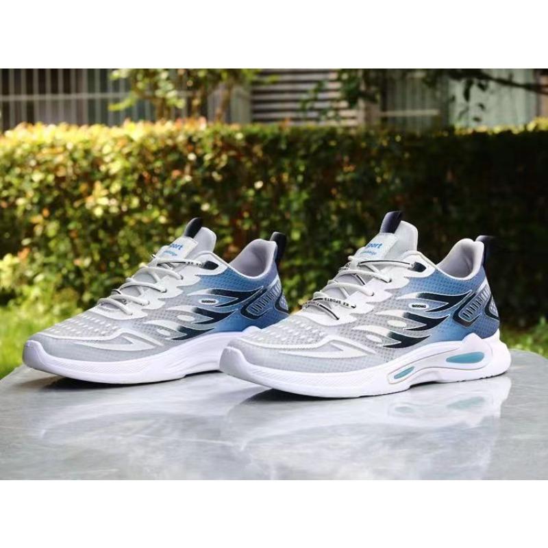 Men's Breathable Mesh Soft Sole Comfortable Trendy Athletic Running Casual Sneakers.