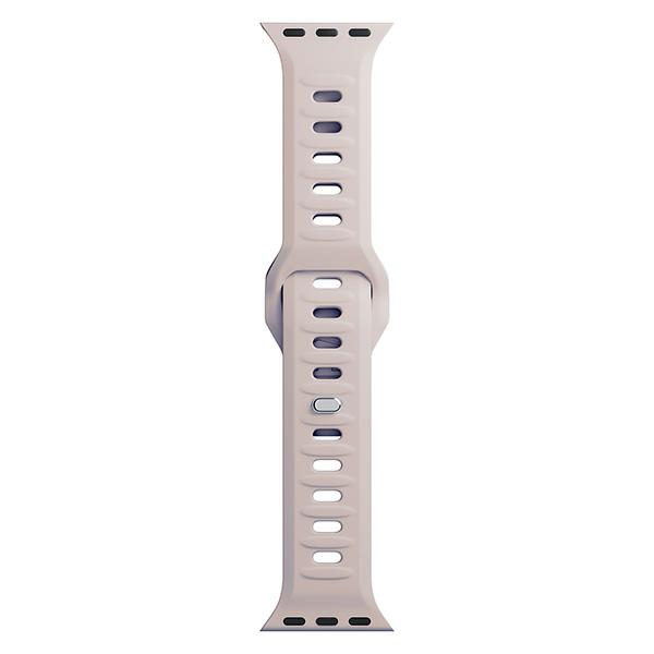 3Mk Silicone Watch Strap Różowobeżowy/ Latte Dla Apple Watch 38/40/41Mm
