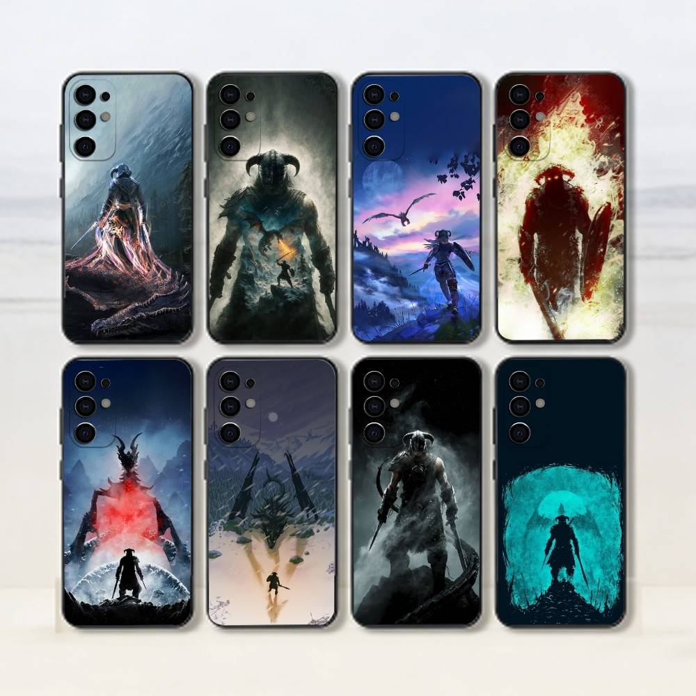 Dragonborn Phone Case For Samsung S25,S24,S21,S22,S23,S30,Ultra,S20,Plus,Fe,Soft Silicone Black Cover