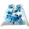Turtle Pattern Bedding Set Bedding Cover with Pillow Case AU/EU/US Single/Double Full Size Home Bedding Set
