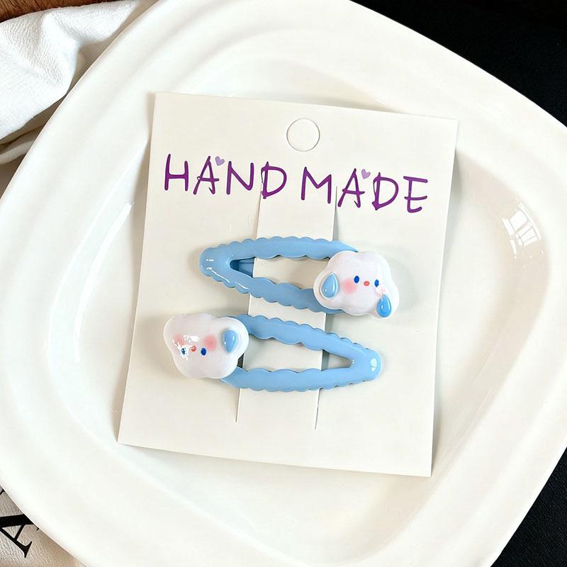 Очаровательный набор мультяшных заколок для волос: Сладкие и Крутые Универсальные Челки и Боковые Заколки для Девочек