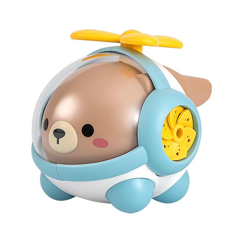 Kids Educational Toy Panda Bear Airplane With Whistle Sound For Motor Skills And Fun