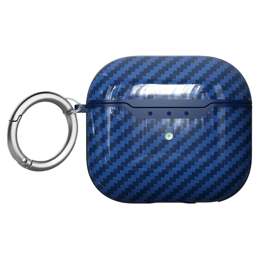 Shockproof Carbon Texture Wireless Earphone Accessories Carbon Fiber Cover Case Fit For AirPods Pro 3 All Around Protection