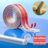 Transparent Corner Guard Strip PVC Table Edge Protector Professional Airbag Furniture Bumper