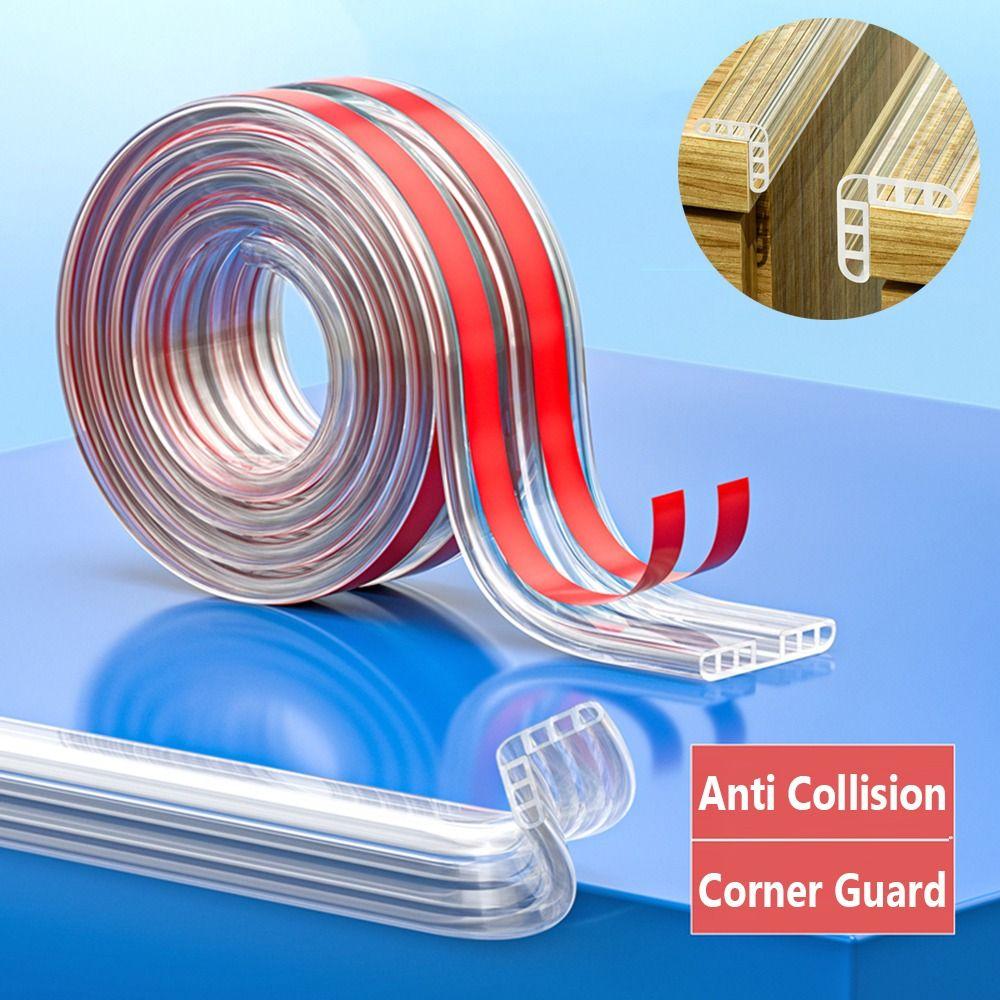 Ударопрочная угловая накладка ПВХ Защита кромки стола Невидимая защита от детей