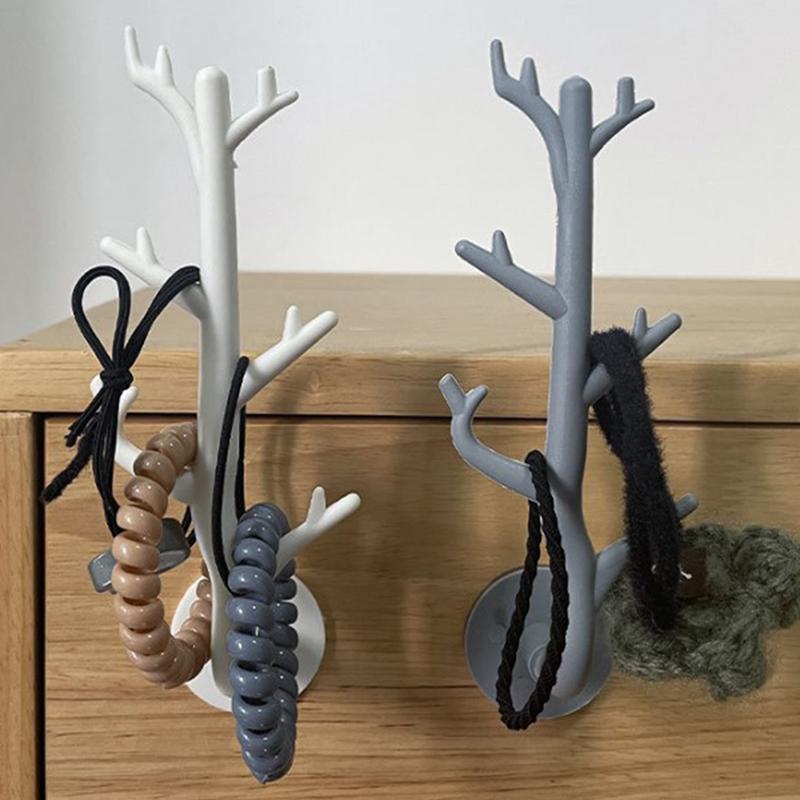 Нордический японский крючок-ветка настенный декор держатель для ключей органайзер для хранения липкие крючки