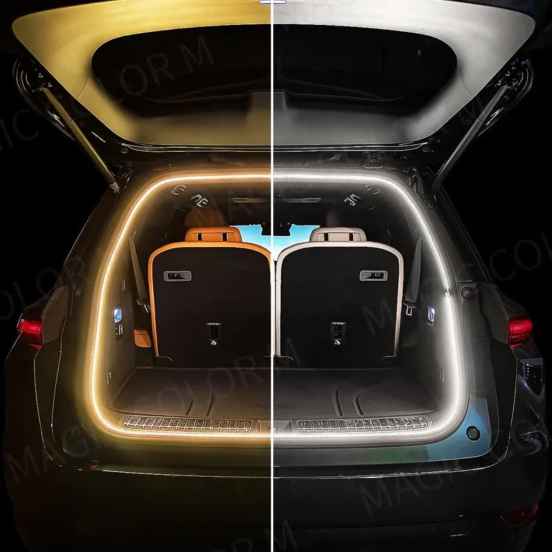 5M Car Trunk Light For Tesla 3 Y S X Car Ambient Decorative Atmosphere Lamp Led Flexible Strip Universal Ultra-bright Interior