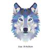 Cartoon Animal Diy Patch Iron On Clothes Jeans Fashion Diy Accessory Sticker Heat Press Appliqued Thermal Patch Wolf Lions Dog