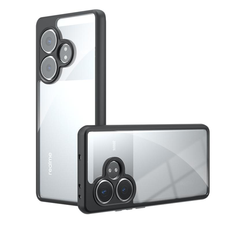 Противоударный акриловый прозрачный чехол для телефона Realme GT 6 GT 6T Neo 6 Neo 6 SE, жесткий защитный бампер, задняя крышка