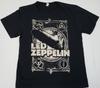 Футболка Led Zeppelin Классический Рок Plant Paige Bonham JPJ Футболка Мужская Черная Новая Унисекс Футболка
