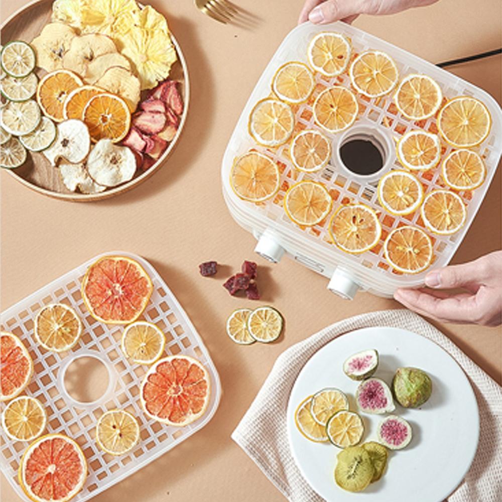 Сушилка для пищевых продуктов с 5 лотками и регулируемой температурой, автоматическая сушилка для пищевых продуктов и вяленого мяса,