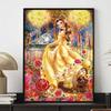Full Round Diamond Painting Beautiful Princess Art Rhinestone Picture Mosaic DIY 5D Cross Stitch Embroidery Home Decoration