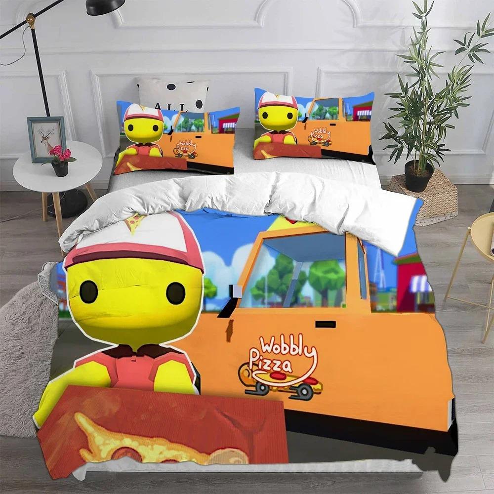 Wobbly Life Single Bedding CollectionDuvet Cover Comforter Bed Collection Quilt Cover PillowcaseKing Queen Twin Size Boys Girls Adultse