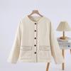 Women's Retro Cotton-Padded Liner Jacket - Thickened for Autumn/Winter, Dual Use As Outerwear or Pajamas.