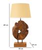 Lampada Teak Da Tavolo Kepala Cm Ø 35X69