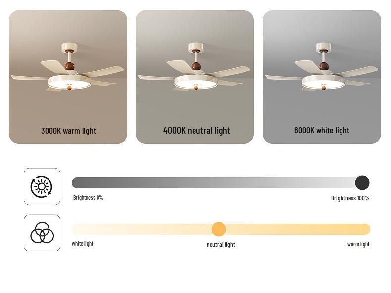 2025 High-End Invisible Ceiling Fan Light with Eye-Protection for Bedroom & Study