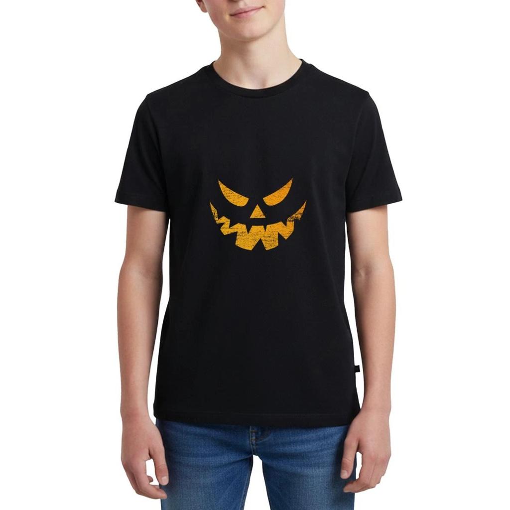 Scary Pumpkin Face Halloween Costume Kids' Premium T-Shirt