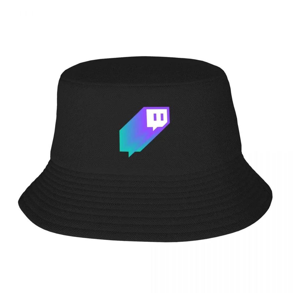 Мерч для стримеров Twitch, Логотип Twitch, Зритель Twitch, Логотип, Геймер, Стример, Панама, Роскошная Унисекс Шляпа, Кепки Для Женщин, Унисекс
