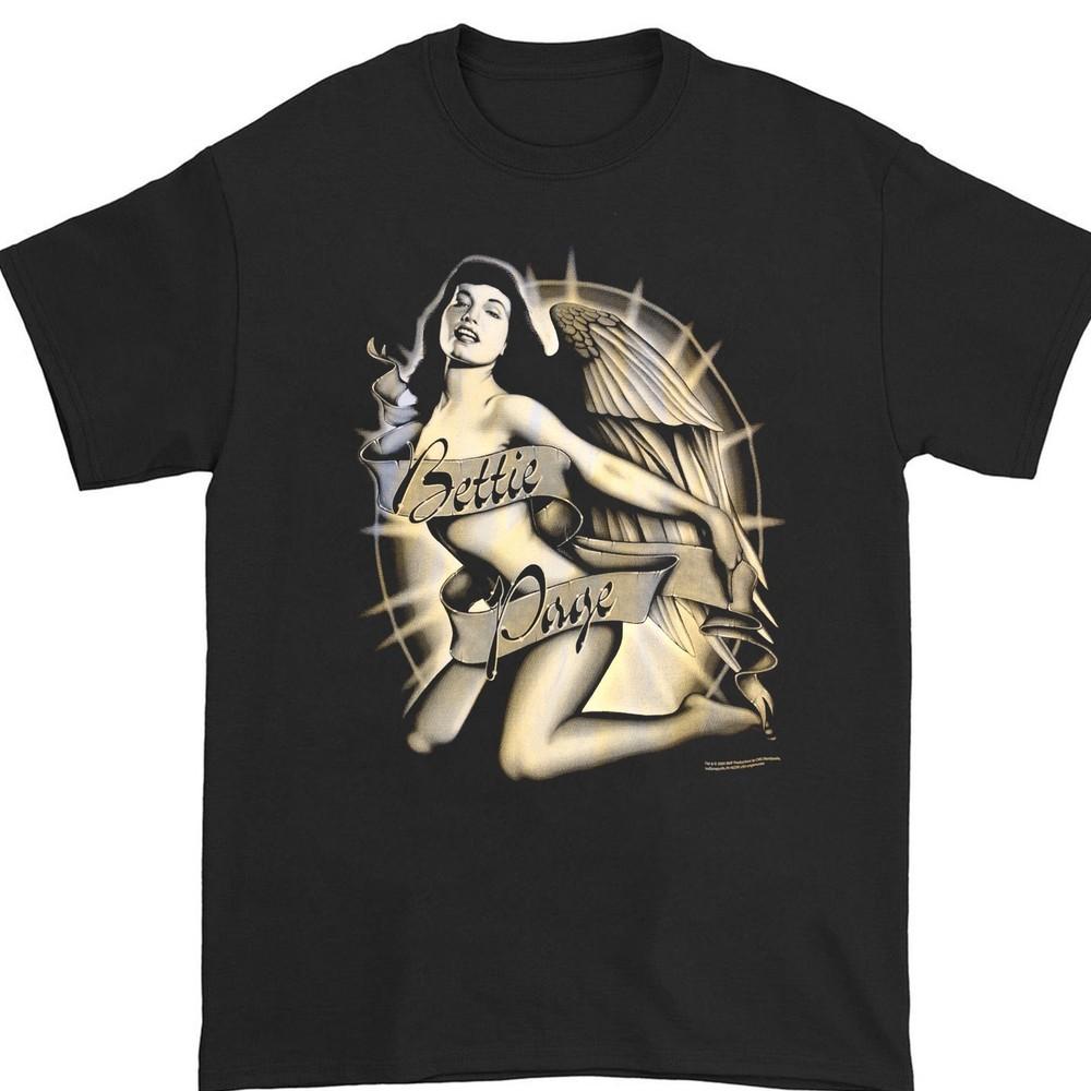 Новая подарочная футболка Bettie Page для фанатов, унисекс, размеры S-5XL, DO53