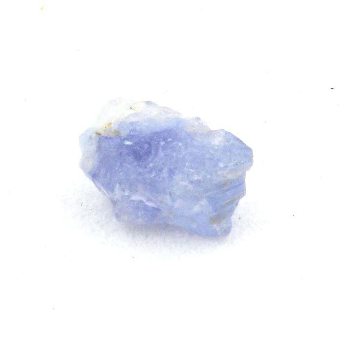 Pierre - Benitoite - San Benito Co. - 0.730 ct - Certificat d'authenticité - Gris