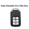 Для Honda Civic Accord Pilot Crv     4 Кнопки Высококачественная Натуральная Кожа Чехол-Крышка для Бесключевого Умного Брелока Автомобильного Ключа