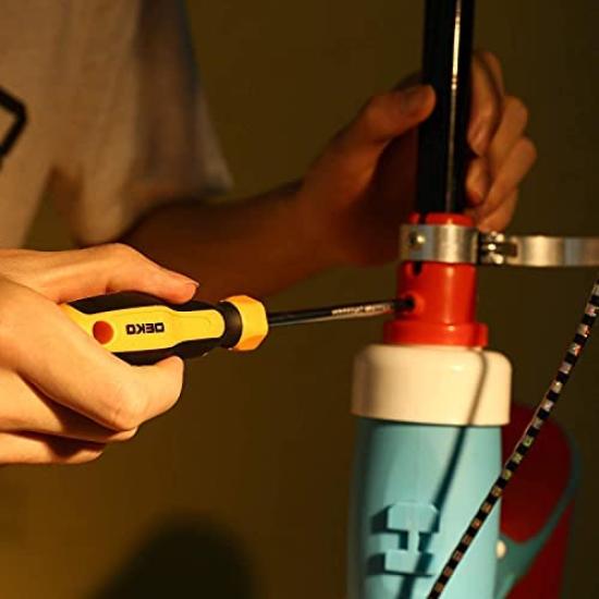 DEKO Home Tool Идеальный инструмент для домашней мебели Дома и включает в себя удобный кейс для хранения Набор из 158 предметов, Улучшение, Сделай сам, Сборка, Обслуживание, Ремонт,