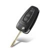 KEYYOU New 3 Buttons For Ford Focus Fiesta 2013 Fob Case with HU101/FO21 Blade Flip Folding Remote Key Shell Fob Case