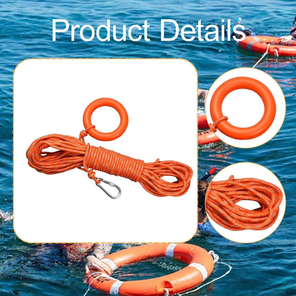 Плавучий шнур для воды, плавучий шнур, спасательный трос плавучести для дайвинга, шлюпки, рыбалки