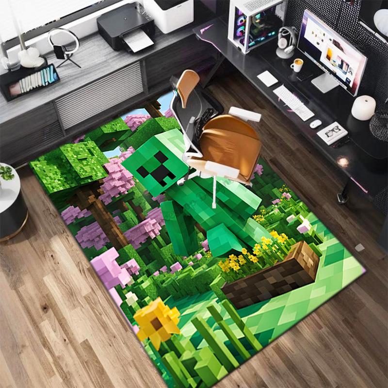 Классическая песочница игра Xbox Minecraft ковер ковер домашний гостиная украшение стол и стулья противоскользящий коврик для двери коврик для пикника на открытом воздухе ковер A10