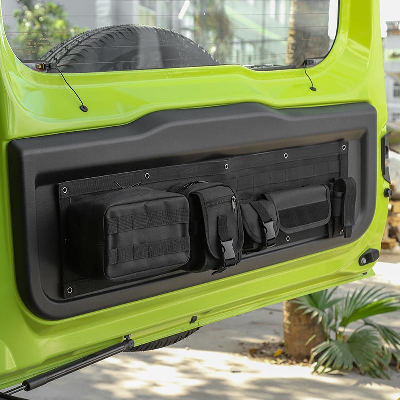 Подвесная сумка для хранения на задней двери автомобиля, органайзер, держатель для сумки, подходит для Suzuki Jimny 2012-2017, 2019 Up