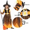 With Hat Witch Costume Dress Makeup Ball Kids Cosplay Dress Halloween Costume Clothes  For Toddlers
