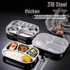 Yuanbin Yanno 316 Stainless Steel Divided Meal Box