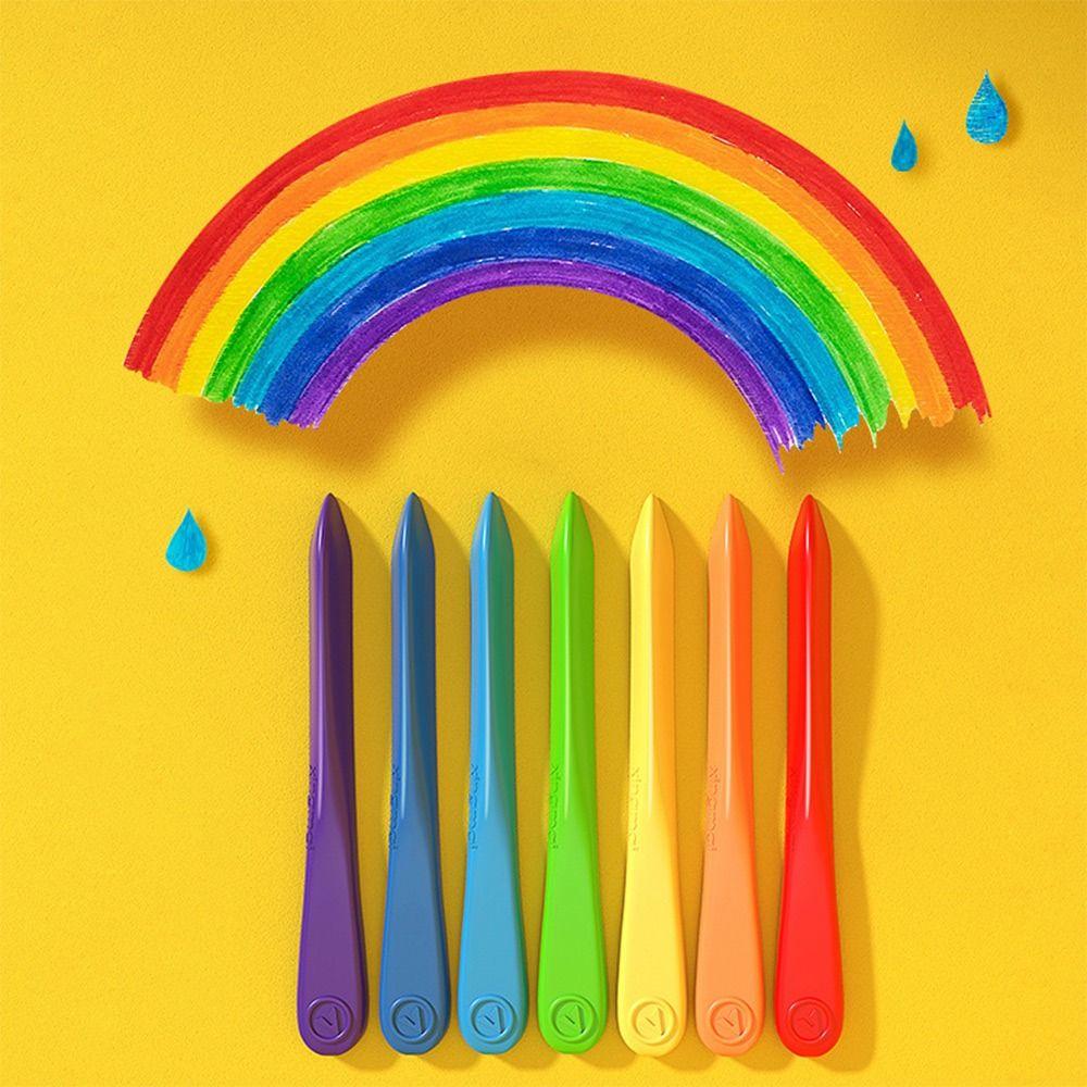 Triangle Shape Stationery Washable Crayon Oil Painting Stick Do Not Dirty Hands Painting Tools
