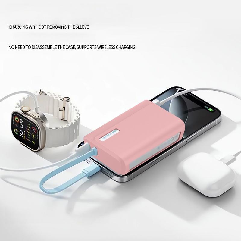 Новый силиконовый чехол для Power Bank Cooltech CP13 с защитным чехлом для мобильного Power Bank на 10000 мАч и встроенным Power Block