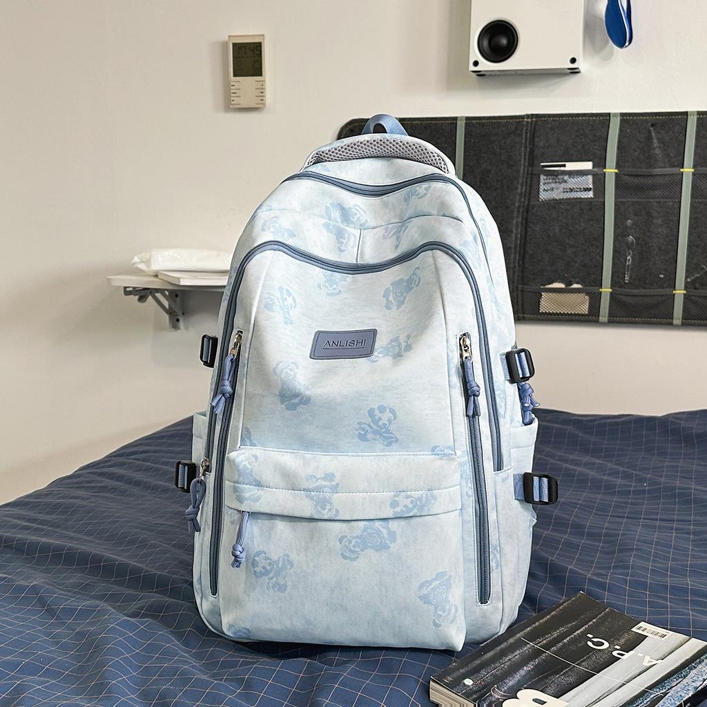 Портфель: Школьный рюкзак в японском стиле, высокоэстетичный рюкзак-тай-дай для учеников средней школы, легкий школьный рюкзак большой вместимости