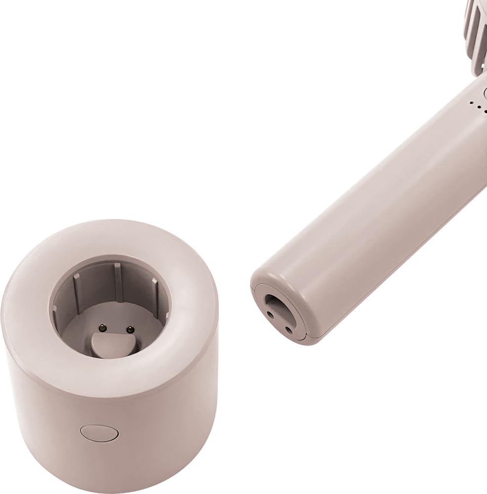 TRADE ONE новый портативный вентилятор Handy с 4 уровнями воздушного потока USB 30906 [модель 2025 года], розовый, вентилятор, регулировка, перезаряжаемый, Type-C в комплекте,