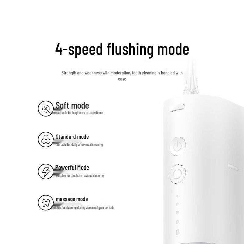 Подарочный набор: Электрическая зубная щетка Xiaomi T302 и ирригатор Mijia F400, штекер CN (адаптер в комплекте)