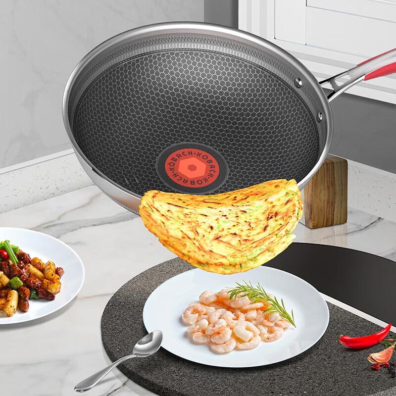 Kangbah Red Dot Honeycomb Stainless Steel 3-Piece Cookware Gift Set