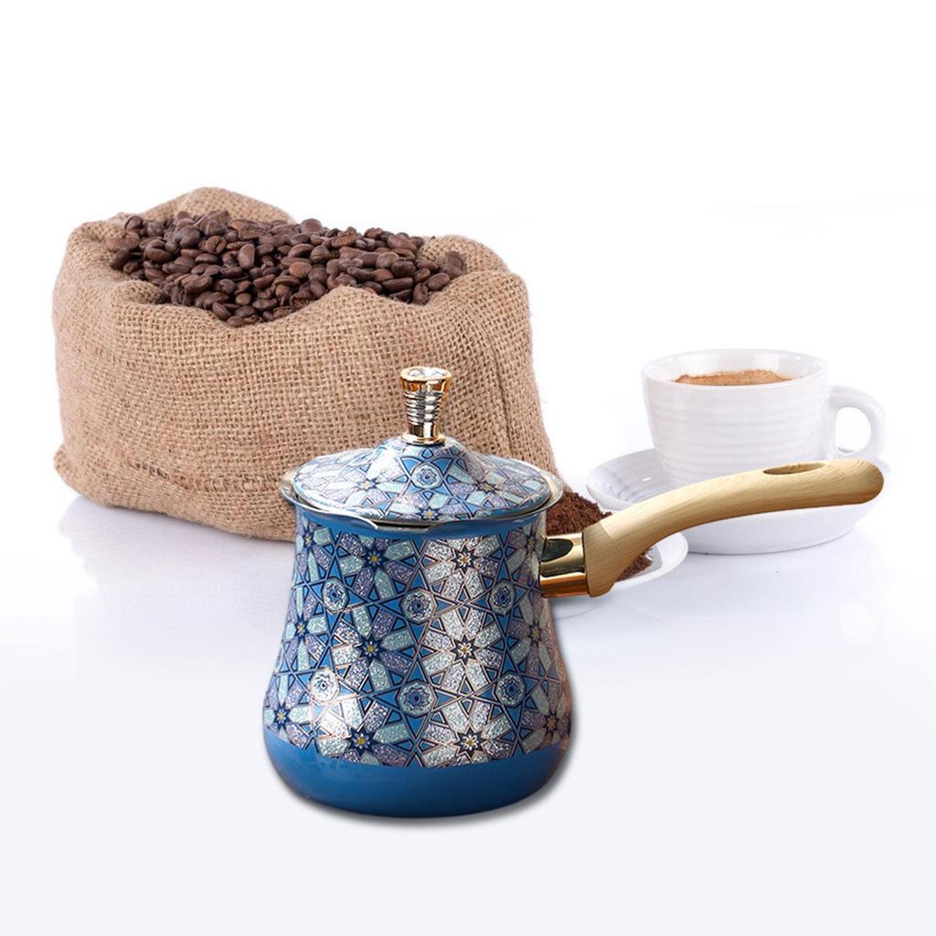 Chocolate Coffee Maker with Lid, Comfortable Handle, Stainless Steel, Multi-Function, for Restaurant