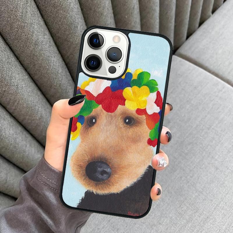 Welsh Terrier Dog Phone Case For iPhone 17 Air 16 16e 15 13 14 Pro Max 11 12 Plus 2022 MAX Shell Cover coque